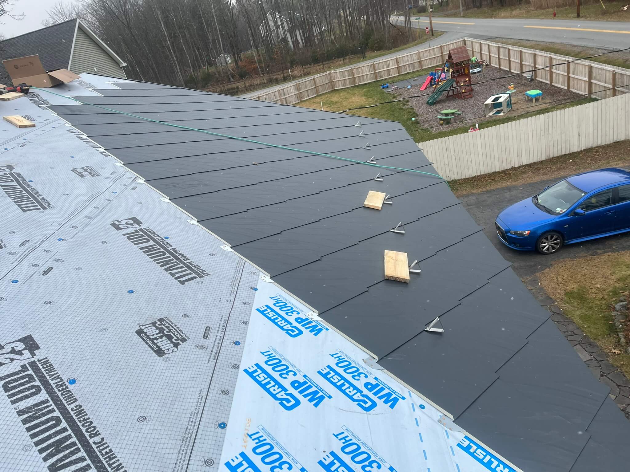 Diamond Steel Roof install in Ballston Spa, NY